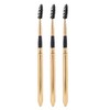 Sistema de cepillo de la pestaña 3Pcs, Spoolie portátil reutilizable