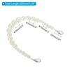 PATIKIL Imitation Pearl Bead Purse Chain Strap 12.6", Pearl Beaded