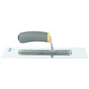 Toolty Stainless Steel Finishing Trowel - 320mm - Rubber Handle