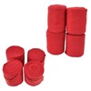 4Pcs Horse Leg Warp Self Adhesive Breathable Wear Resistant Animal