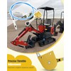 Universal Throttle Cable Kit for Excavators and Mixers Replacement Parts,