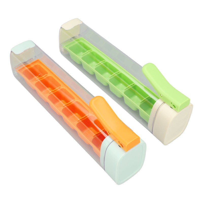 2PCS Ice Cube Trays 6 Grids Easy Release Reusable Ice