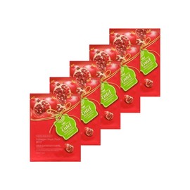 Entel disposable moisture glow skin care face pack mask pack collagen 10 sheets 5 sets / 엔텔 일회용 수분 물광 스킨케어 얼굴팩 마스크팩 콜라겐 10매 5세트