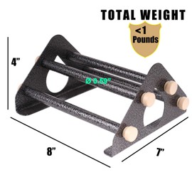 Baby Chick Perch, All Metal Durable Chicken Roosting Bars for coop and brooder, Training Perches for Mini Chicks, Easy to Assemble and Clean, Fun Toys for Chick (Carbon Coating, Metal Bars)