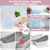 Silicone Lids for Cuisinart 1-1/2-Quart Freezer Bowl, 2 Pack Reusable