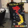 Vietnam Map Poncho Liner Woobie Blanket - Military Grade Survival