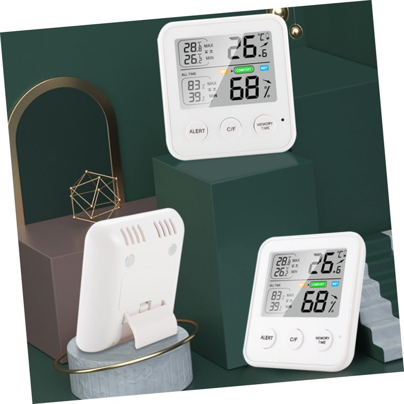BESPORTBLE Mini Digital Thermometer Wall Thermometers Indoor Hygrometer Temperature Gauge