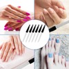 Fingernail Files (6 Pack), Metal Nail Files for Natural Nails