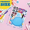 JOYIN JOYIN 24PCS 9"x6" Make a face Stickers for Kids,