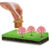 DOITOOL Miniature Cherry Tree, Architectural Tree Model, DIY Micro Landscape