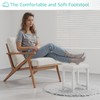 Small Vanity Stool, Cute Vanity Stools with Faux Teddy Fur