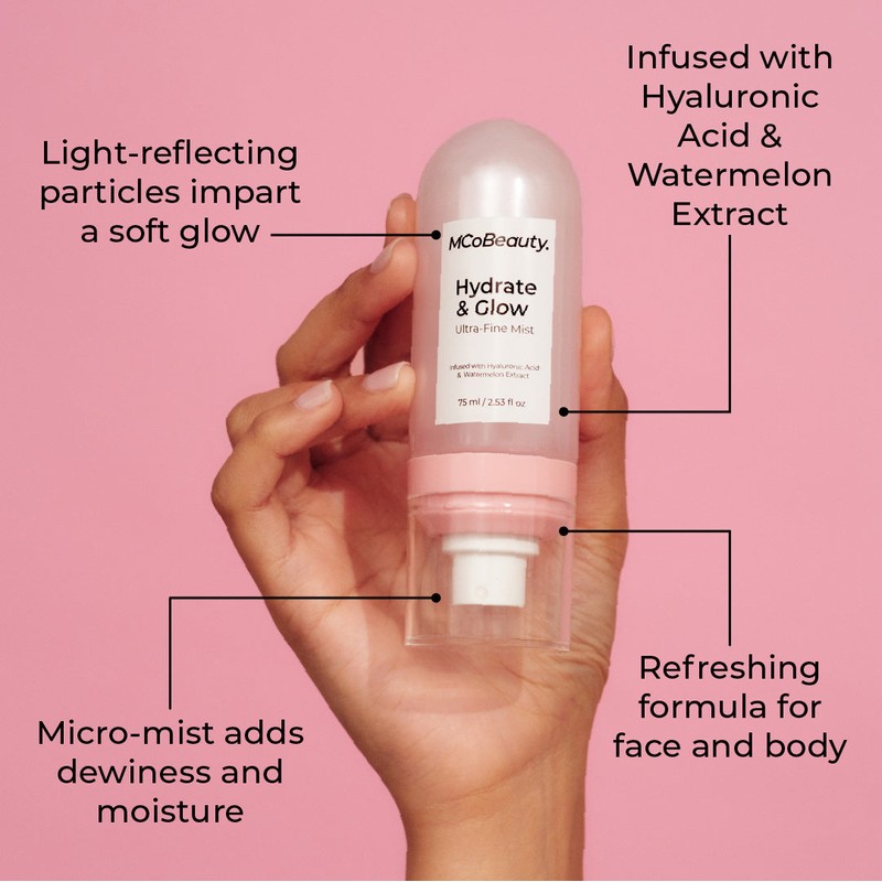 MCoBeauty Hydrate & Glow Ultra-Fine Mist 75ml - Watermelon