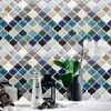 DIY Tile Stickers Wall Stickers 3D Mosaic Kitchen Bathroom Tile