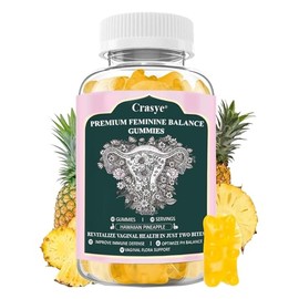 Gomitas Feminine Balance Salud Vaginal Probióticos Piña Hawaiana Zona Intima Mujer