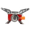 Mini Square Camping Stove Compact Folding Wind Proof Outdoor Backpacking