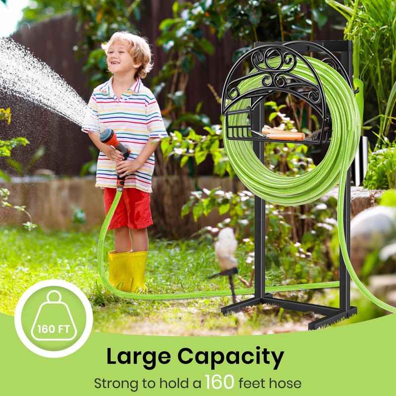 TomCare Garden Hose Holder Upgraded Water Hose Holder Heavy Duty
