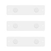 Three by Three Magnetic Strip Bulletin Board Long Wide –