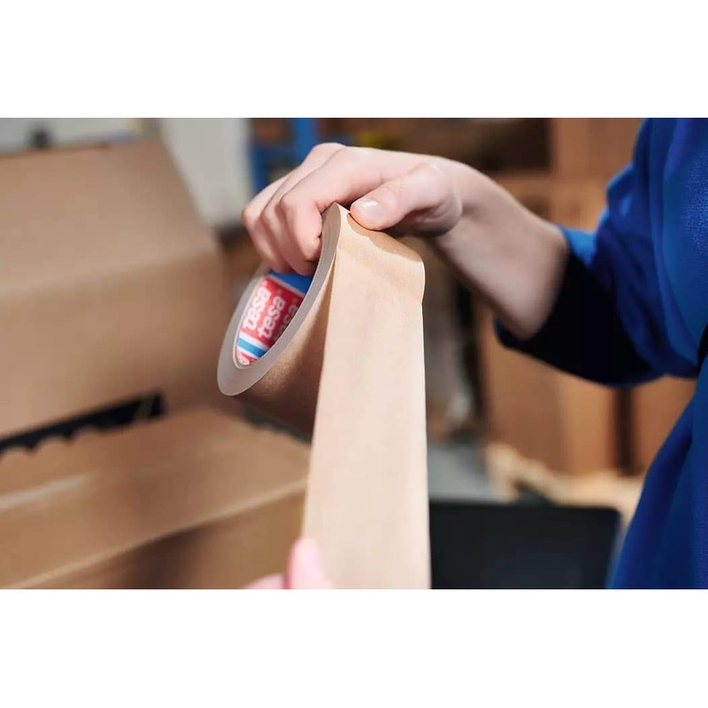 tesa 4713, paper tape, paper packing tape, packaging tape, 50