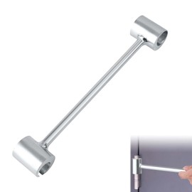 Hinges Gap Adjusting Wrench, 0.91-0.98in Door Hinge Adjustment Tool Manual Hinge Adjustment Wrench Practical Door Hinge Repair Tool for Fire Clean Room Security Door(Silver)