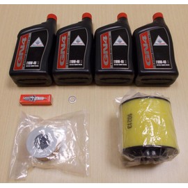 New 2004-2007 Honda TRX 400 TRX400FA TRX400AT Rancher Complete Oil Service Tune-Up Kit