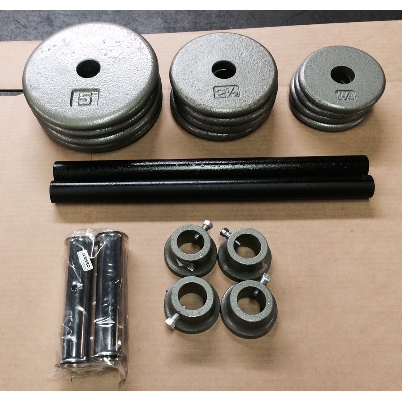 Ivanko Cast-Iron Dumbbell Set (Maximo 45)