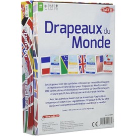 Tactic 02088 Flags of the World Family Board Game