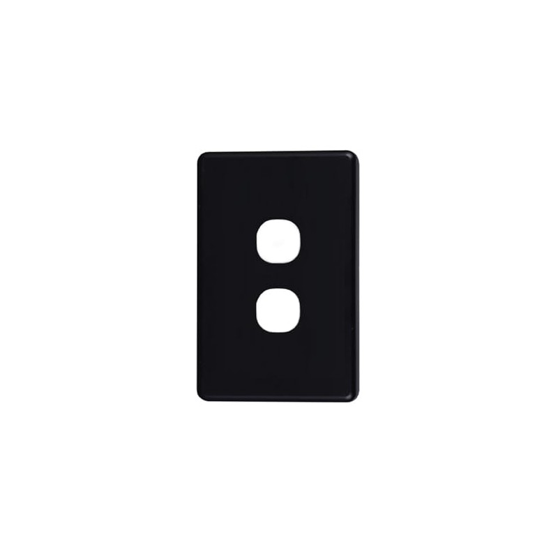 4C | Classic 2 Gang Switch Polycarbonate Cover Plate -