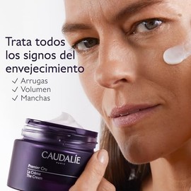 CAUDALIE Premier Cru La Crema Hidratante Antienvejecimiento - 50 mL | Tratamiento antiedad excepcional, La Crema Premier Cru corrige todos los marcado