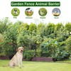 No Dig Decorative Garden Fence Animal Barrier - 5 Panels