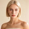 Gold Dangle Earrings for Women, Ultra Lightweight Teardrop Long Chain