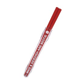 CBJAPAN Chopsticks [Case Included] Red Dishwasher-Safe Bento Chopsticks 8.1 inches (20.5 cm) No Crunchy Rattle, Dedicated Case for Easy Access and Removal, Natural Wood, Painted Chopsticks DSK