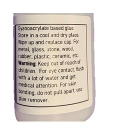 IVORIE Super Glue Adhesive Dental Lab Tools Glue Ring Holder Microbrush Applicator (1oz)