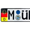German Coat of Arms License Plate Flag + Eagle (Munich