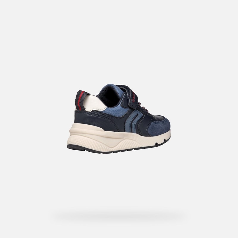Geox J ROONER Boy D - Scarpe da Ginnastica,