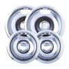 Range Kleen 10124XN Style A 4-Pack Drip Pans, Chrome