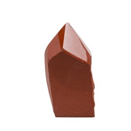 SAMSARI Red Jasper Crystal Points – Set of 2 Healing Stones for Meditation, Yoga, and Spiritual Practices – Natural Red Gemstones (0.7 to 0.8 lbs, 1.6 to 2 inches)