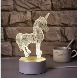 DowBier 3D Illusion Multi Colors USB Sleeping Night Light Desk Lamp Room Decoration (Basketball)