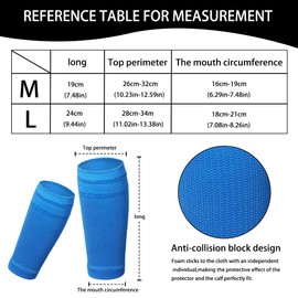 Soccer Shin Guards, Kids Youth Shin Pads and Shin Guard Sleeves for Boys and Girls for Football Games, EVA Cushion Protection Reduce Shocks and Injuries, Lightweight Soccer Equipment