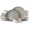 GBHOME Ceramic Dinnerware Sets for 6, 18 Pieces Stoneware Plates