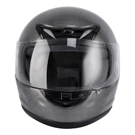 XFMT DOT Adult Motorcycle Flip Up Full Face Helmet Street Dirt Bike ATV Helmets (Carbon Fiber, Small)