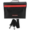 Fireproof Document Bag Large Capacity Waterproof Safe File Storage Organizer