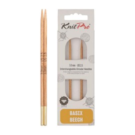 KnitPro - Knitpro Basix Birch Intercambiabile 3,00 mm Tips a Maglia Circolare - 1 Conteggio
