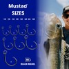 Mustad Ringed Demon Offset Circle 4X Strong Hook (25 Pack),