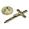 Hapivida Table Crucifix Cross, Hand Carved Zinc Alloy, Catholic Jesus