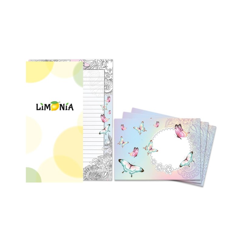Writing Paper Set Letter Pad with Envelope for Girls Children