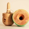 Bahama Kendama Mushroom - Crackled Pill Kendama - Green over