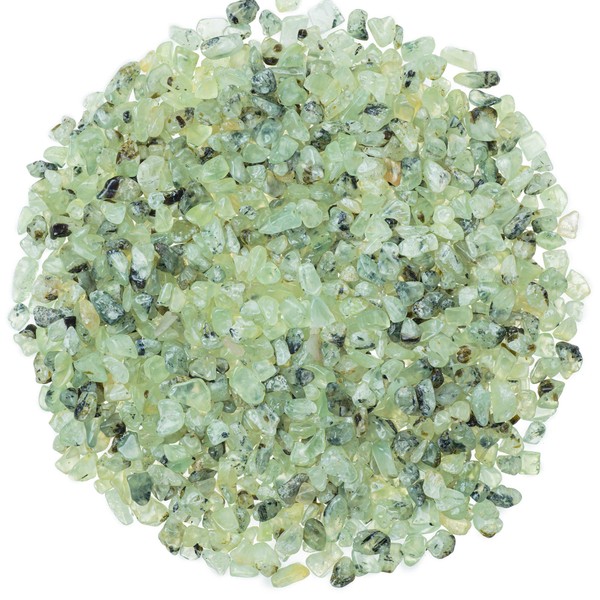 UFEEL Prehnite Tumbled Chips Stone Crushed Crystal Quartz Irregular Shaped