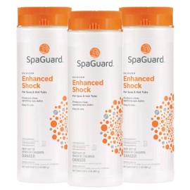 SpaGuard Enhanced Shock Spas & Hot Tubs Oxidizer 2 lb - 3 Pack