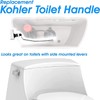 2 Pack Toilet Handle Replacement Compatible with Kohler Toilet Handle