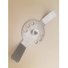 FQQF Propane Tank Lock Bracket (1/2" Thread) - Silver -